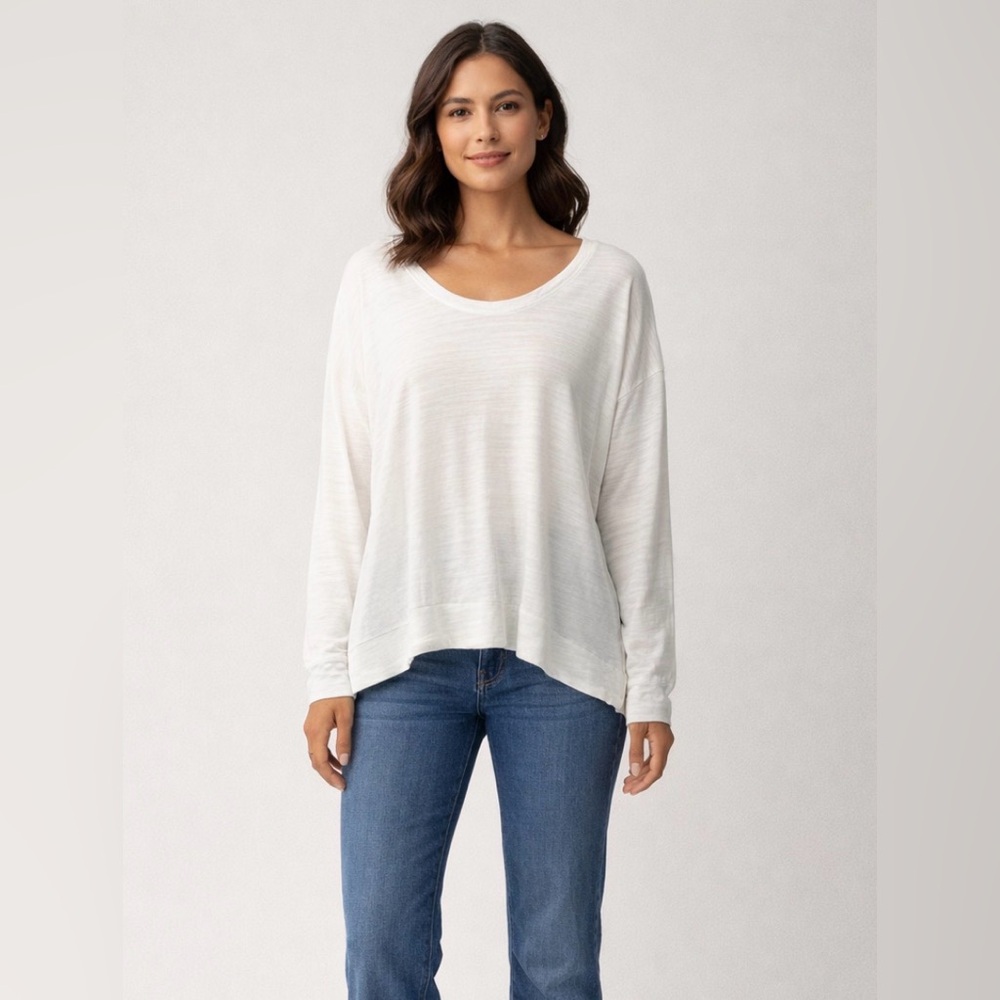 LOFT white Knit Top